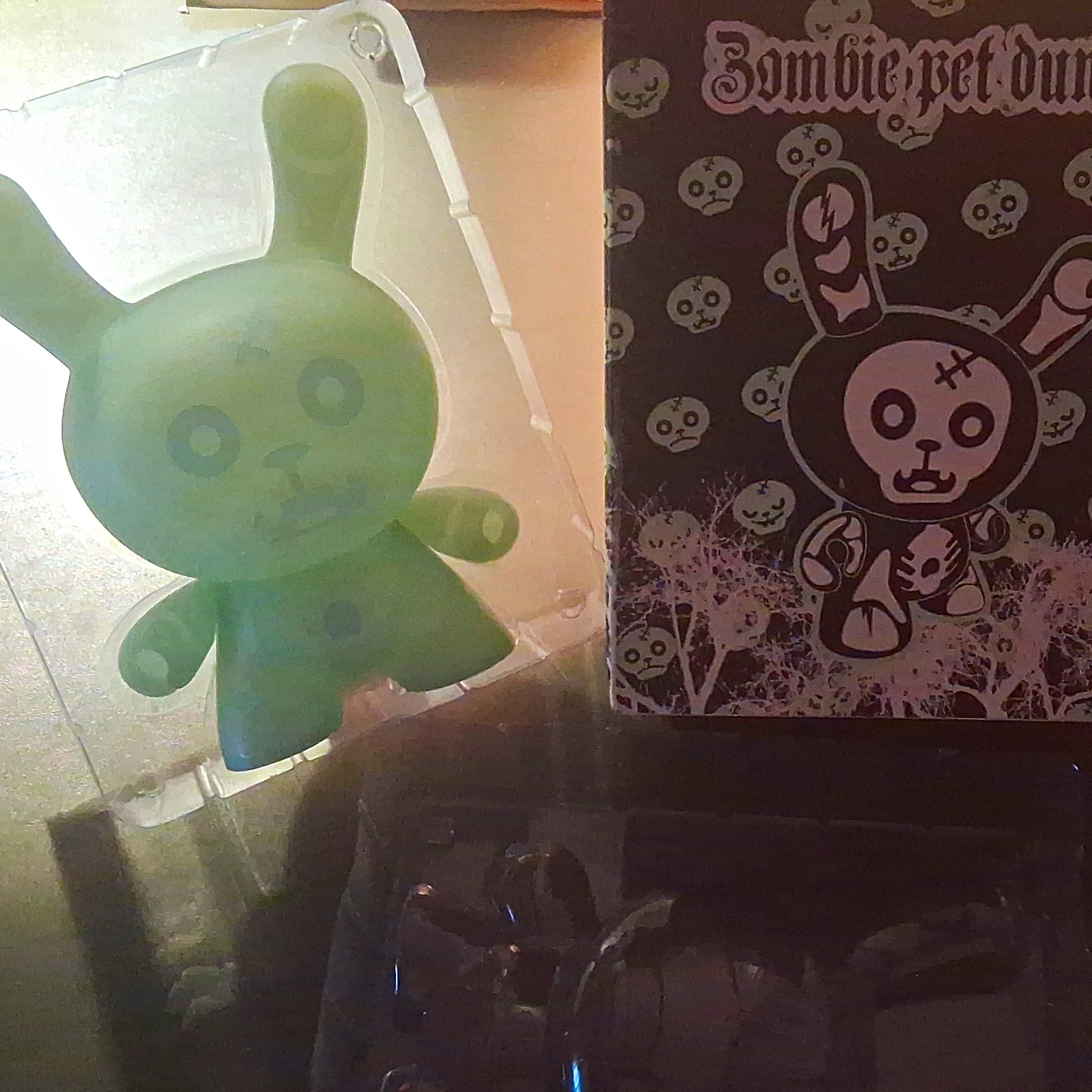 Kidrobot 8 Inch Dunny - Glow in the Dark Green Vinyl Figure - Patricio Oliver Kidrobot 8 Inch Dunny - Glow in the Dark Green Vinyl Figure - Patricio Oliver