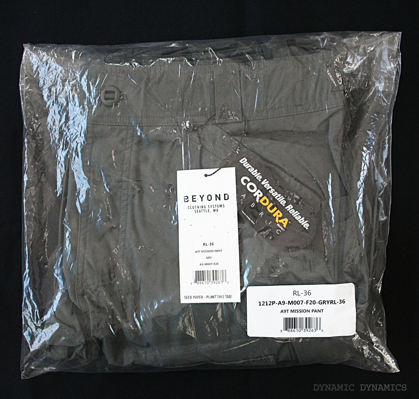Beyond Clothing A9-T Mission Pants - Manatee Grey - 36 Regular