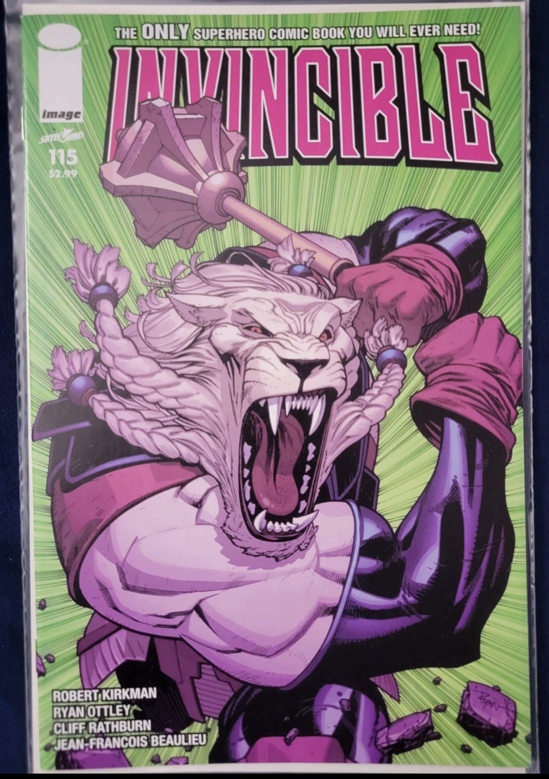 Invincible #115 - 1st Battle Beast Cover - Ottley Cover And Art - 2014 NM 🔥