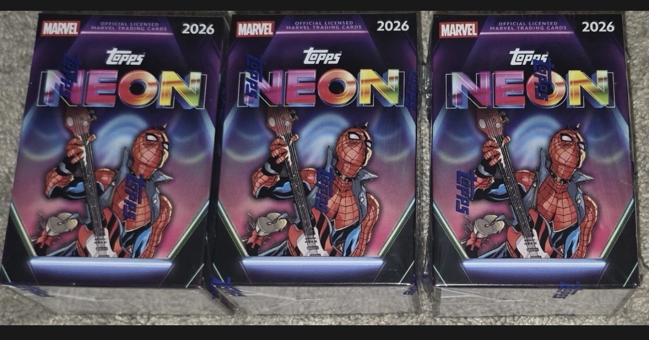 2026 TOPPS NEON MARVEL VALUE BLASTER BOX (35 Cards) Brand New Sealed 1box