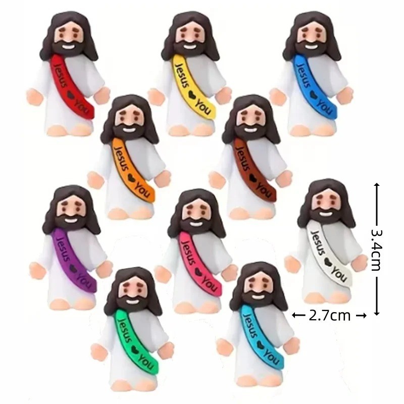 10/60Pcs Mini Jesus Figurines Religious Christmas Easter Holiday Party Decor 10/60Pcs Mini Jesus Figurines Religious Christmas Easter Holiday Party Decor