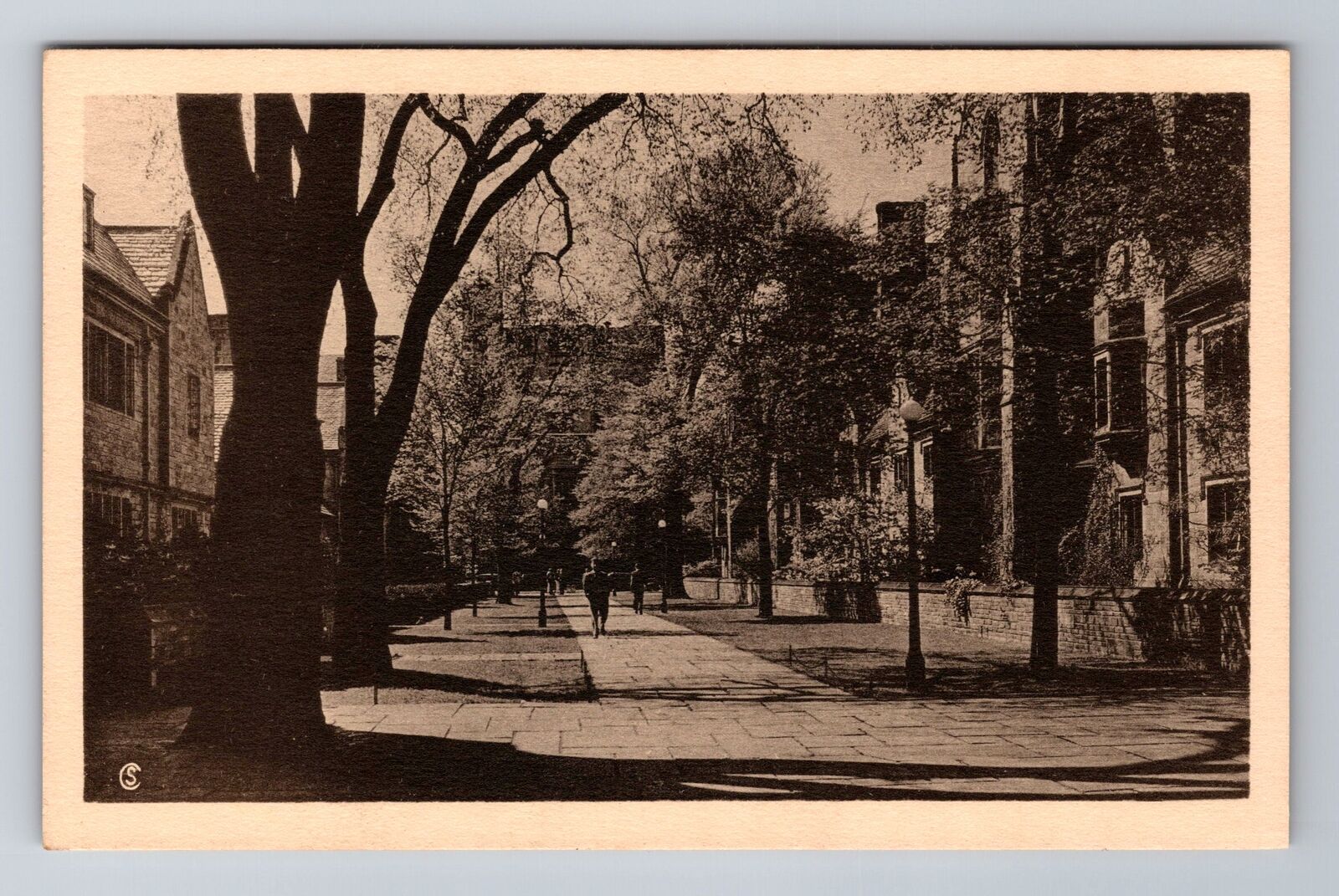 New Haven CT-Connecticut, Yale University, Antique Vintage Souvenir Postcard