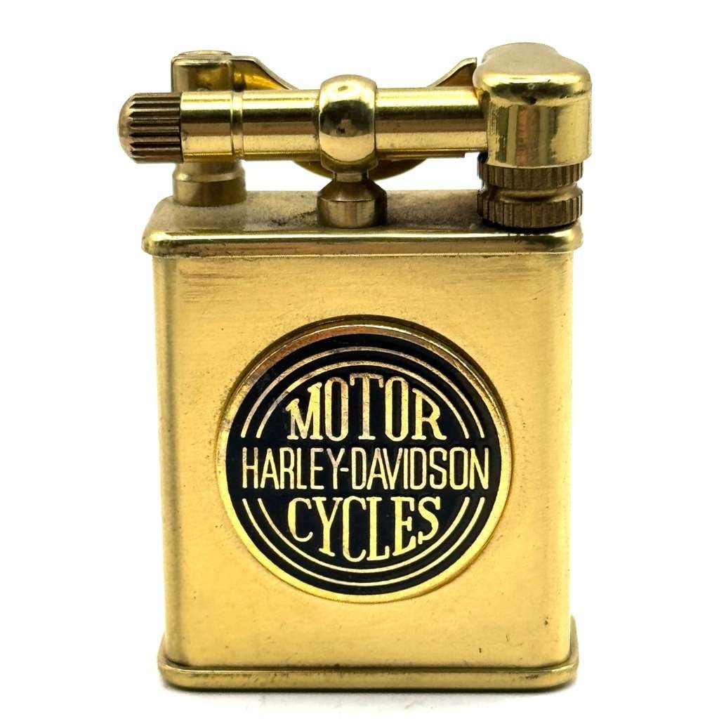 Unbranded Harley-Davidson Pipe Lighter Silver Black Motorcycle Tobacciana