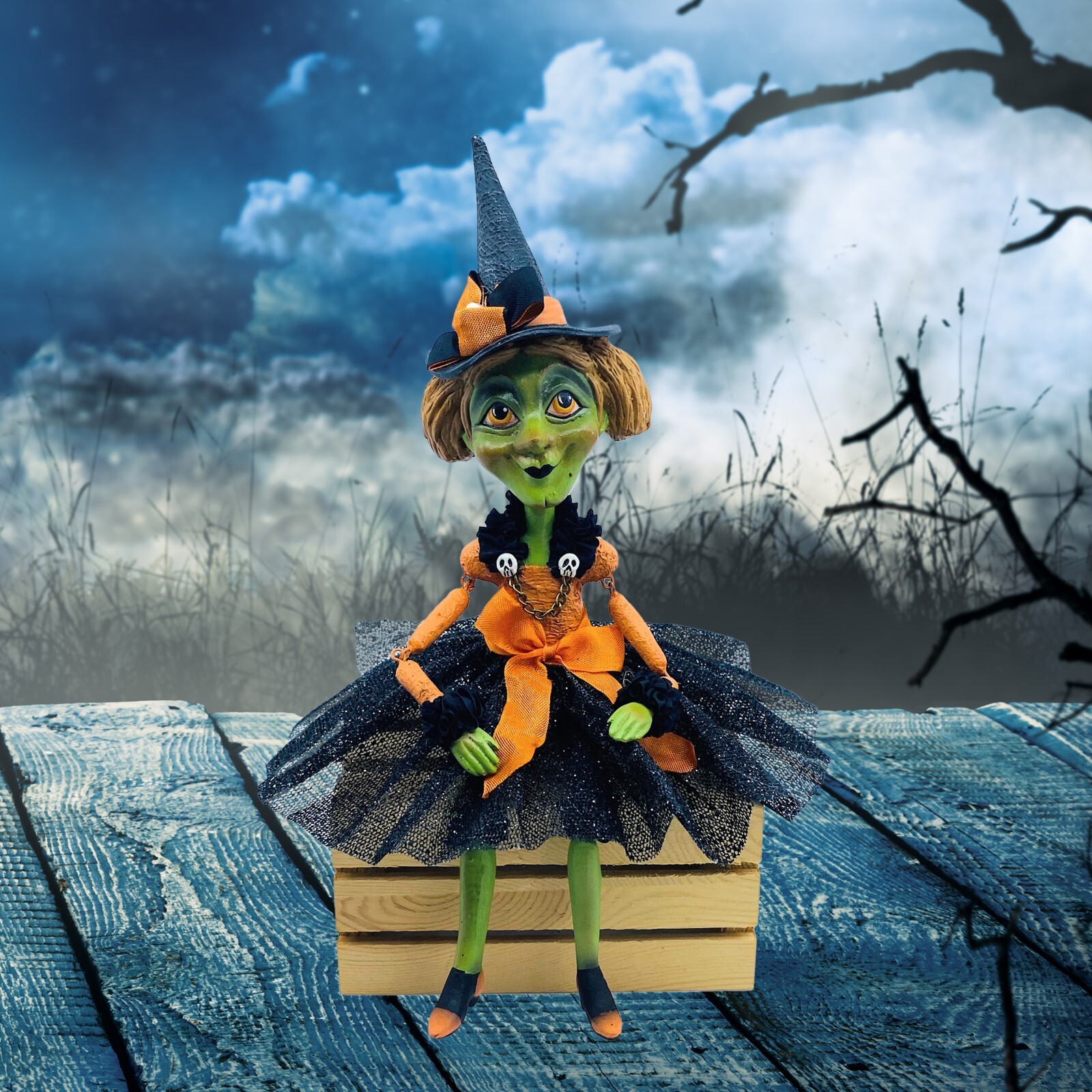 Bethany Lowe: Halloween, LeeAnn Kress, Penelope Witch Doll