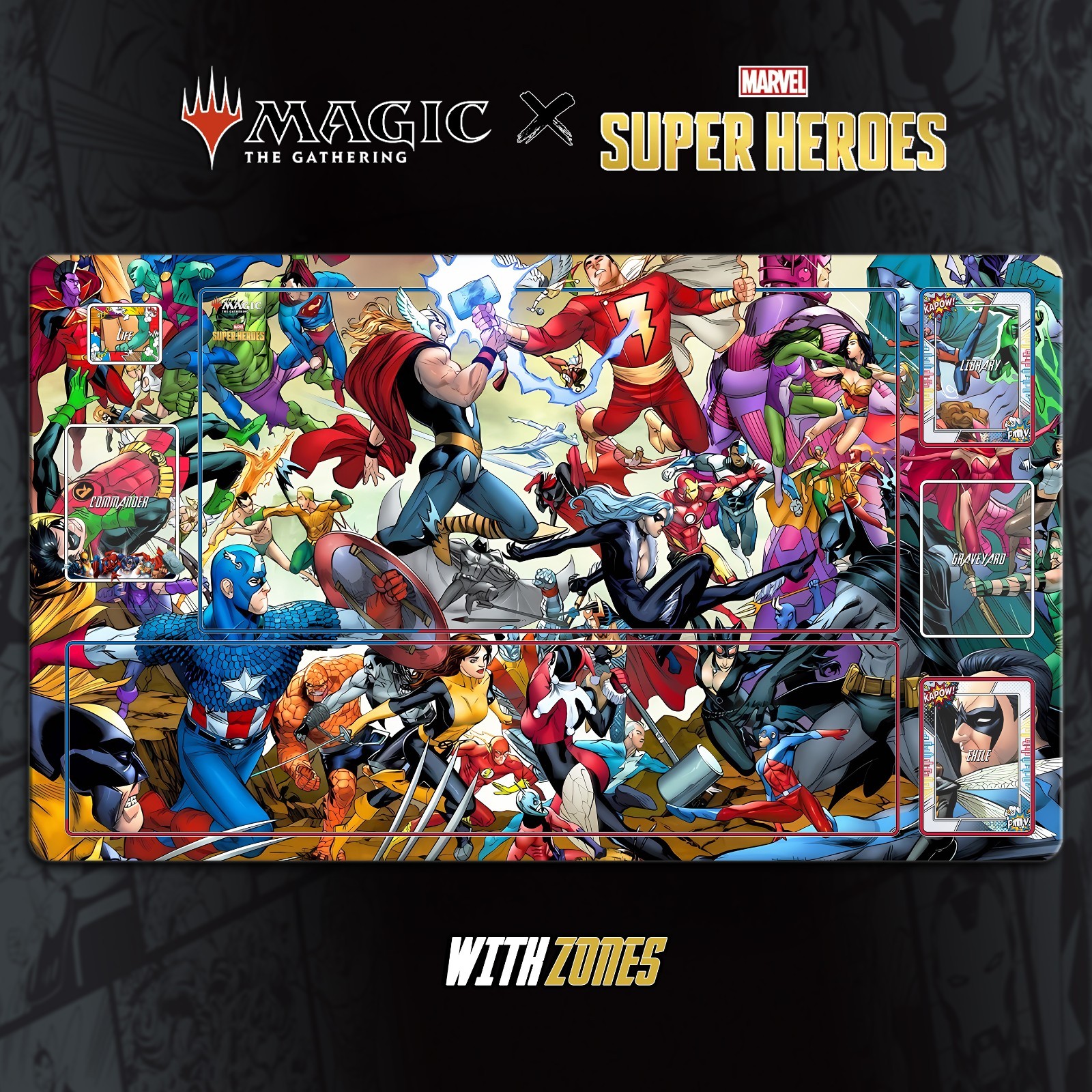 MTG X MARVEL Playmat TCG | 24x14