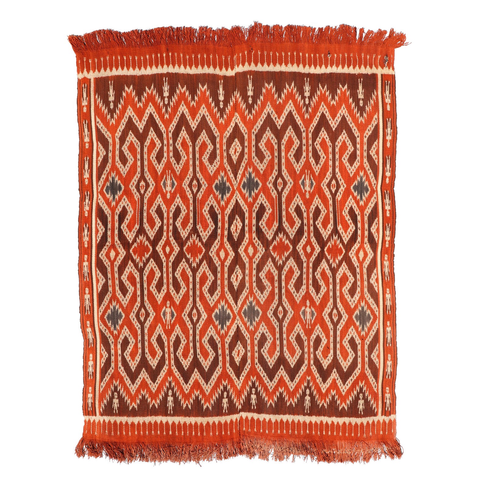 Vintage Traditional Tana Toraja Sekomandi Ikat Wall Hanging/Blanket. Sulawesi