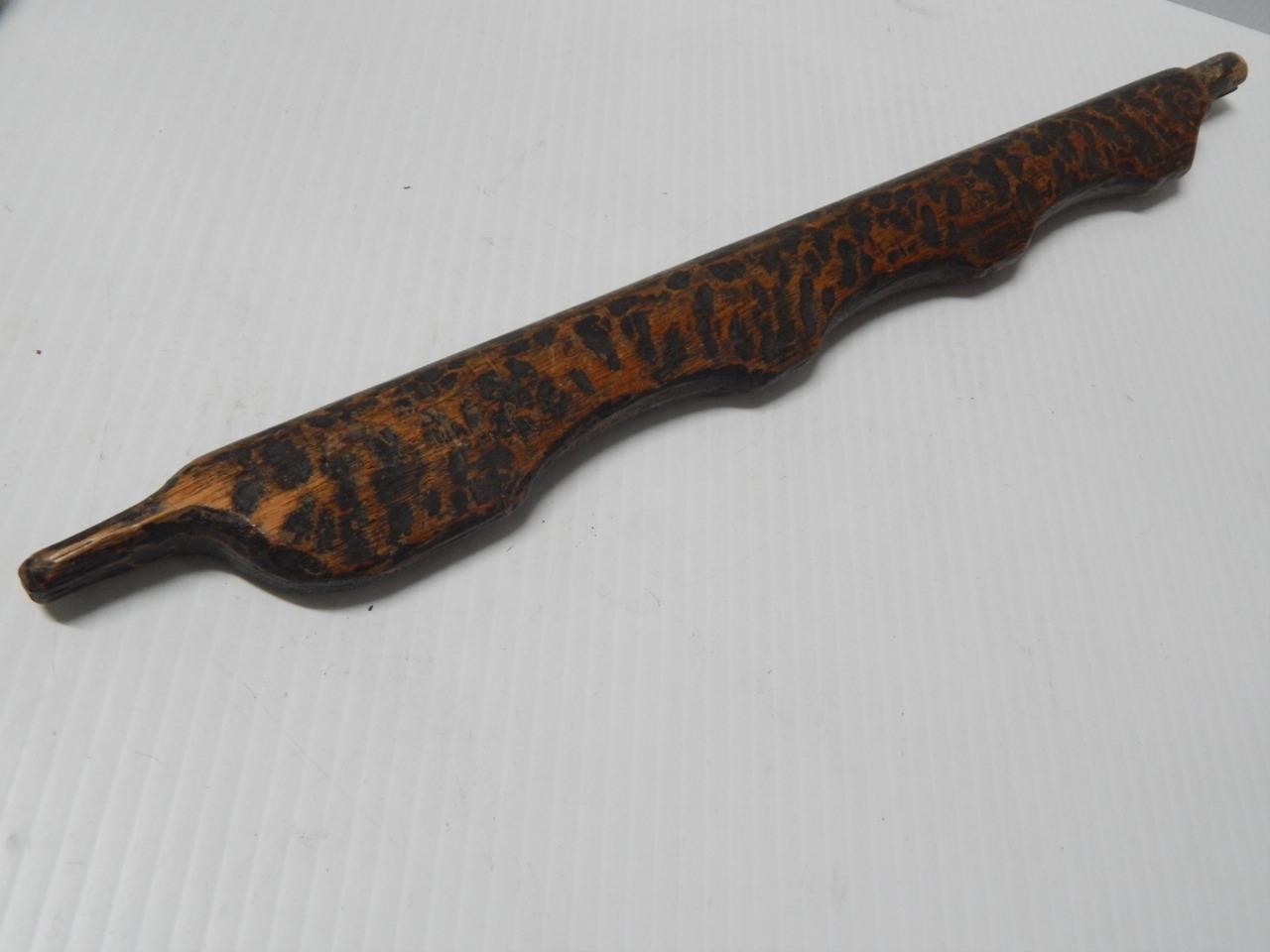 ANTIQUE c.1820 -1860 WOODLANDS INDIAN PIPE TOMAHAWK HANDLE - RARE TO FIND