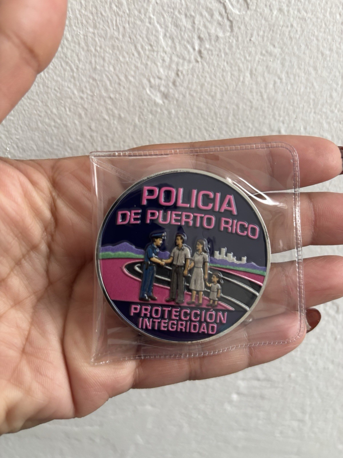 Coin Challenge Lucha Contra El Cancer, Policía De  Puerto Rico