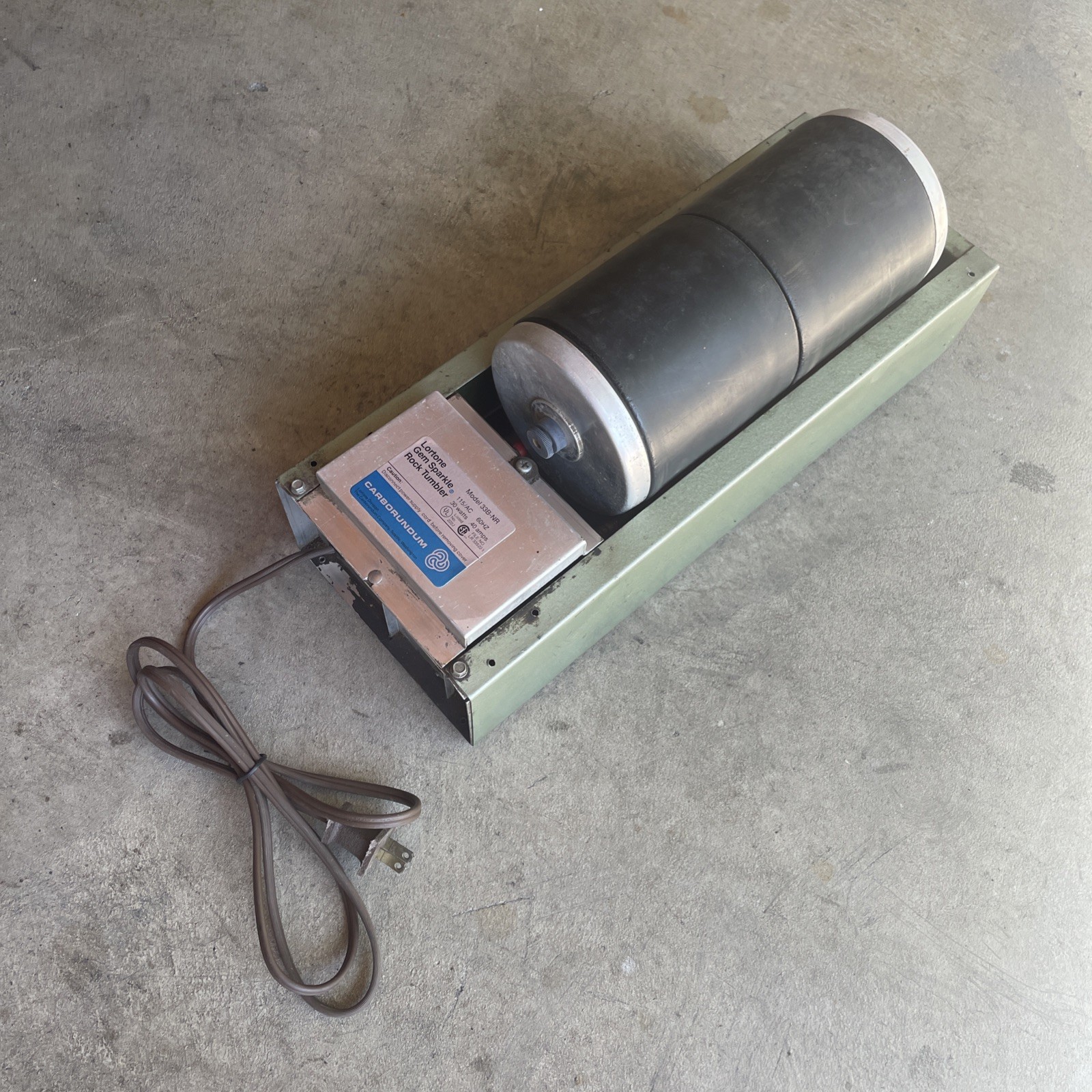 Lortone 33B-NR Rotary Dual Barrel Rock Tumbler Tested Working