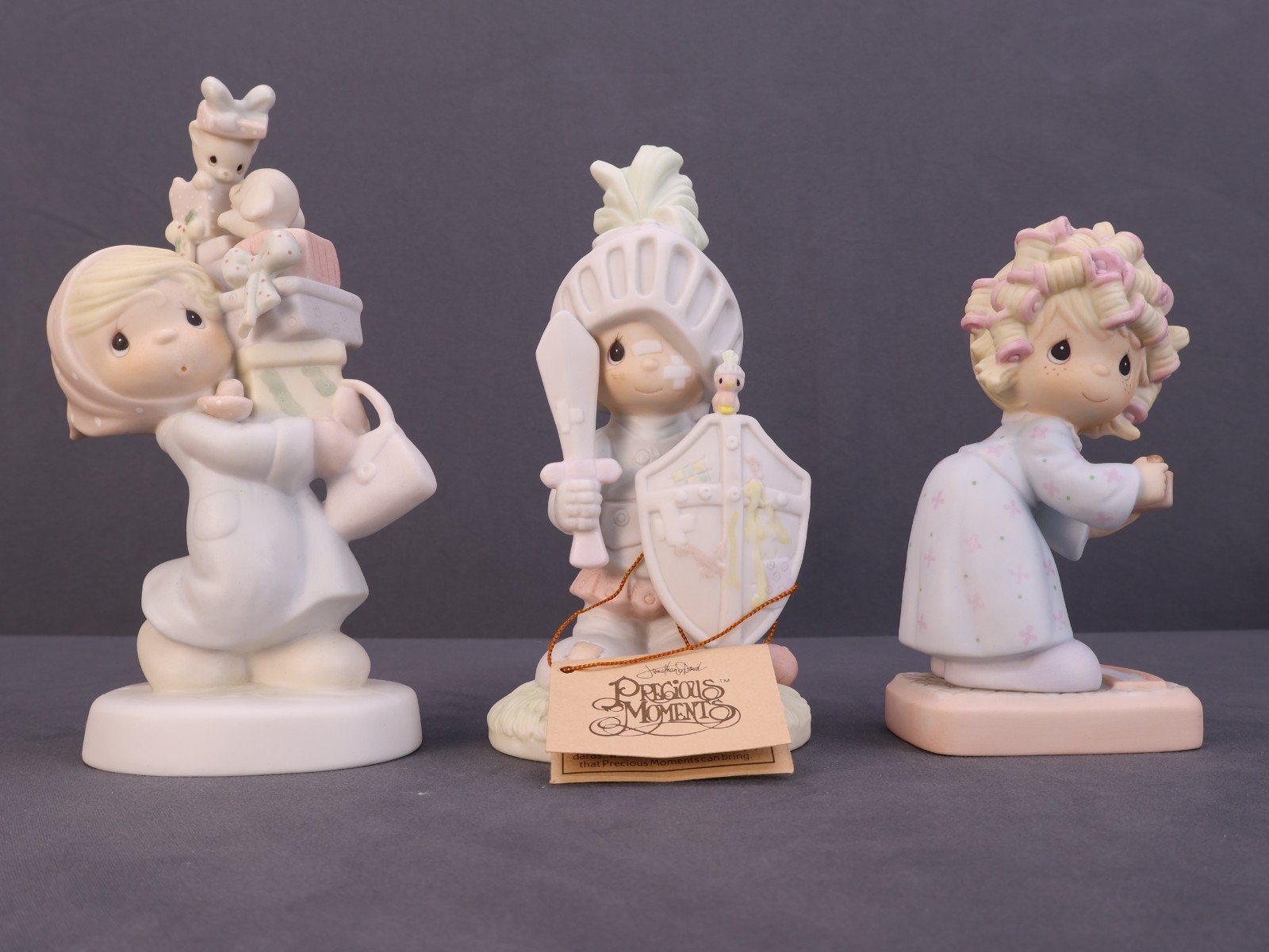 Vintage Precious Moments Figurines 1982 - 1986 Enesco Jonathan & David Lot Of 3