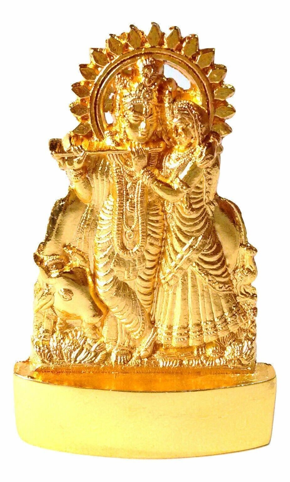 RADHA KRISHNA IDOL RADHA KRISHAN IDOL MURTI SYMBOL OF PURE LOVE ENERGIZED 6cm H