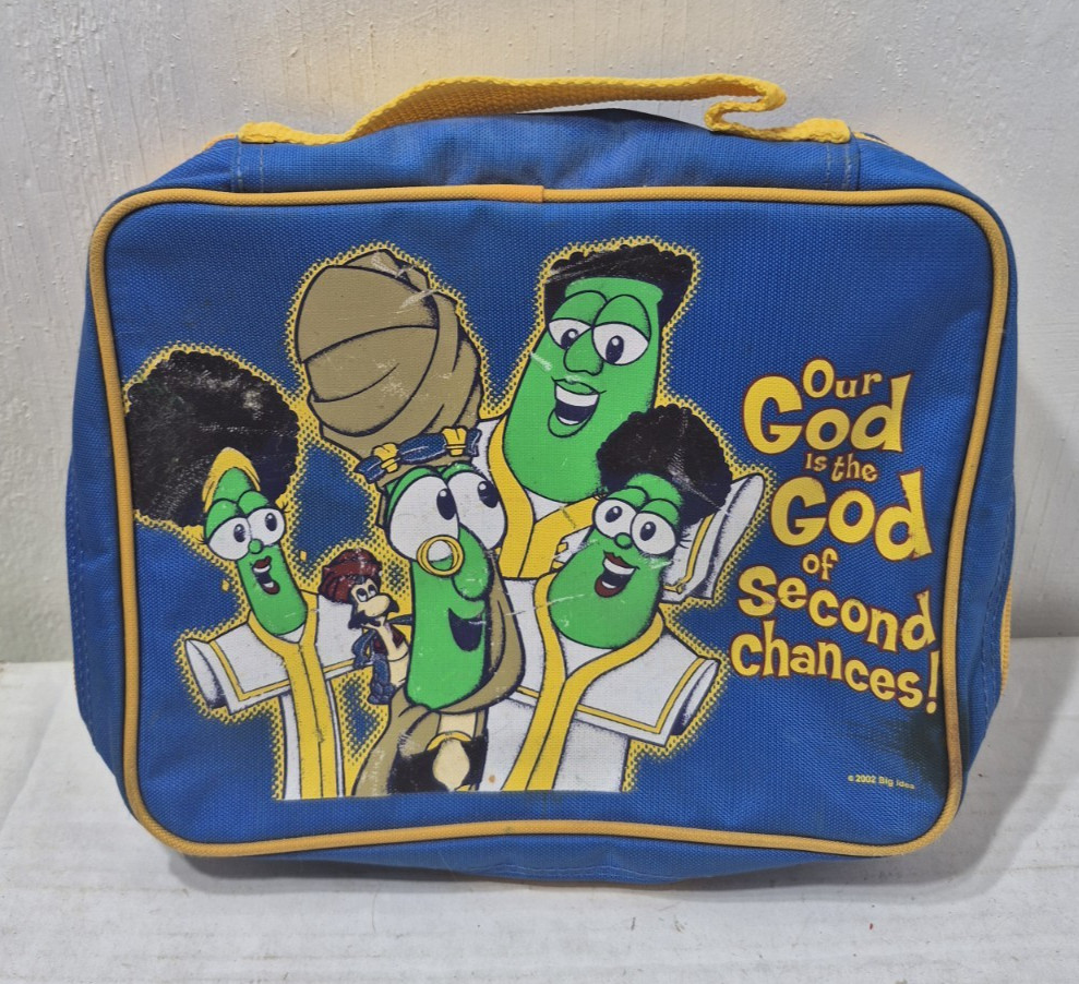 Rare Vintage VeggieTales Veggie Tales Lunchbag Lunchbox Bible God Jesus Rare Vintage VeggieTales Veggie Tales Lunchbag Lunchbox Bible God Jesus