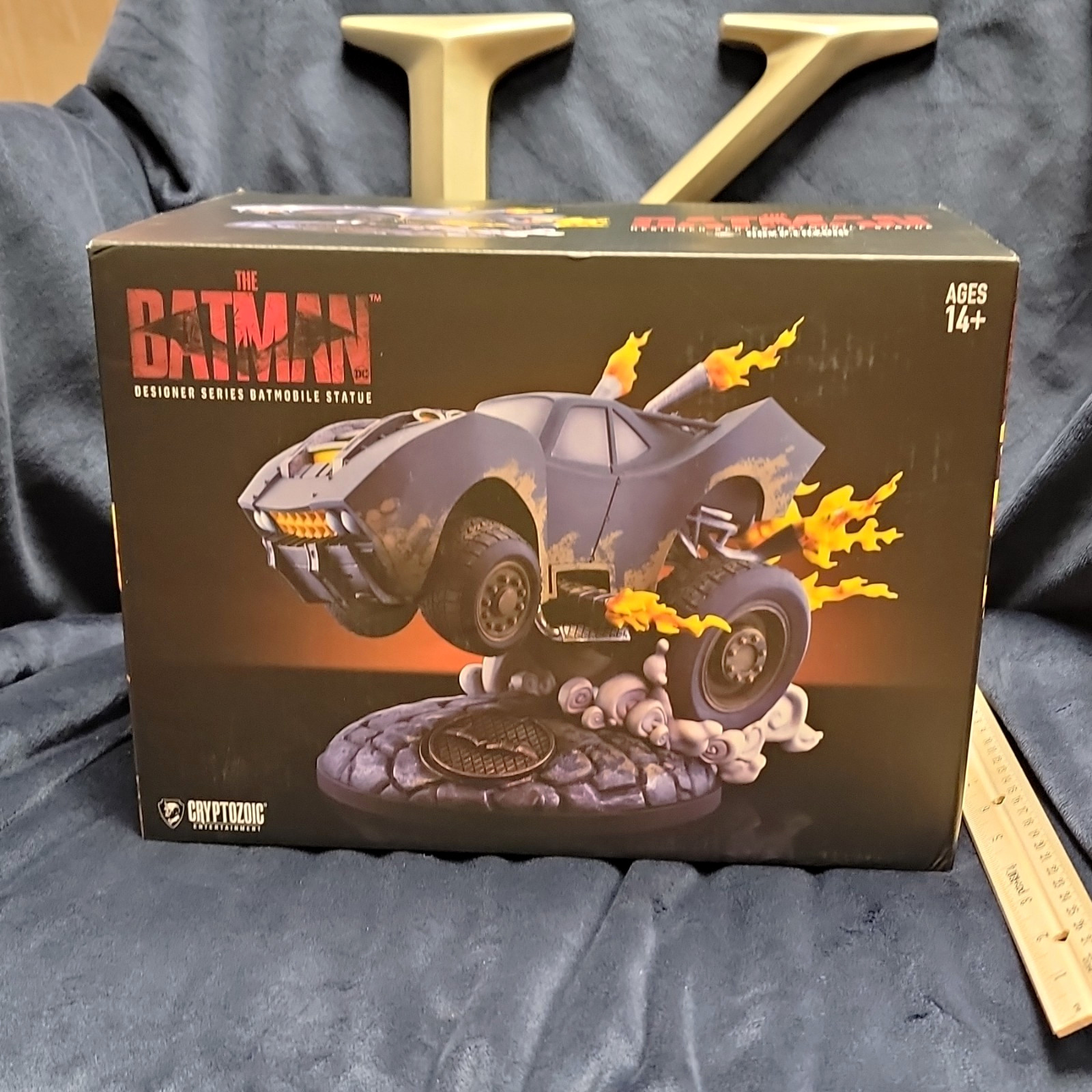 Cryptozoic The Batman Designer Series Batmobile Resin Statue 11.5in x 7.5in