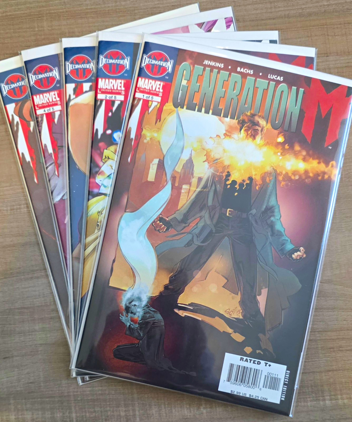 Generation M 1-5 Complete Set Jenkins Bachs Decimation 2006 NM