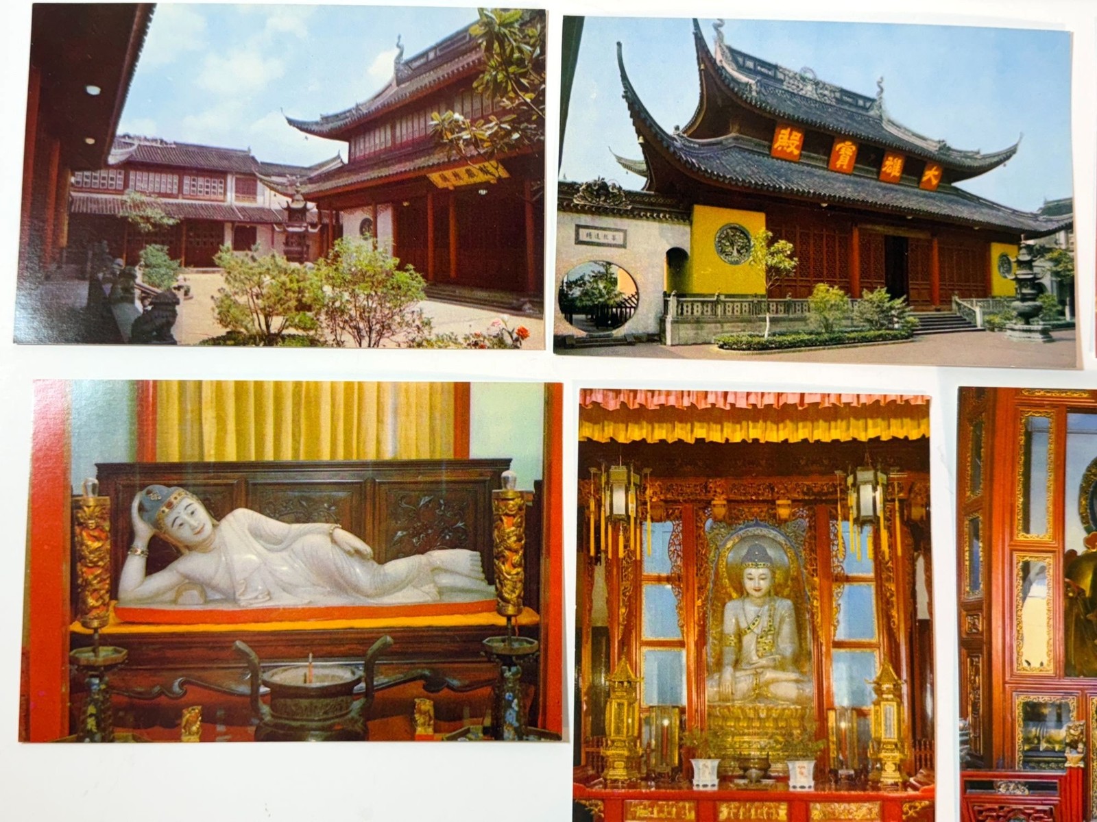 Vintage Shanghai Jade Buddha Temple Postcards Souvenir Lot of 11 Cards NEW