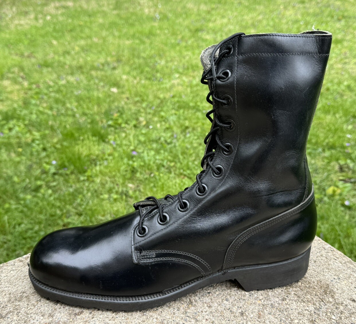 Vintage US GI Issue Military Boot Left Only Amputee 10R 1969 Vietnam Combat