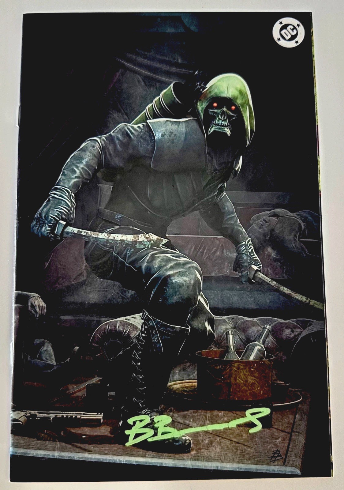 Absolute Green Arrow #2 SIGNED Bjorn Barends w/COA SDCC Virgin LTD 1000