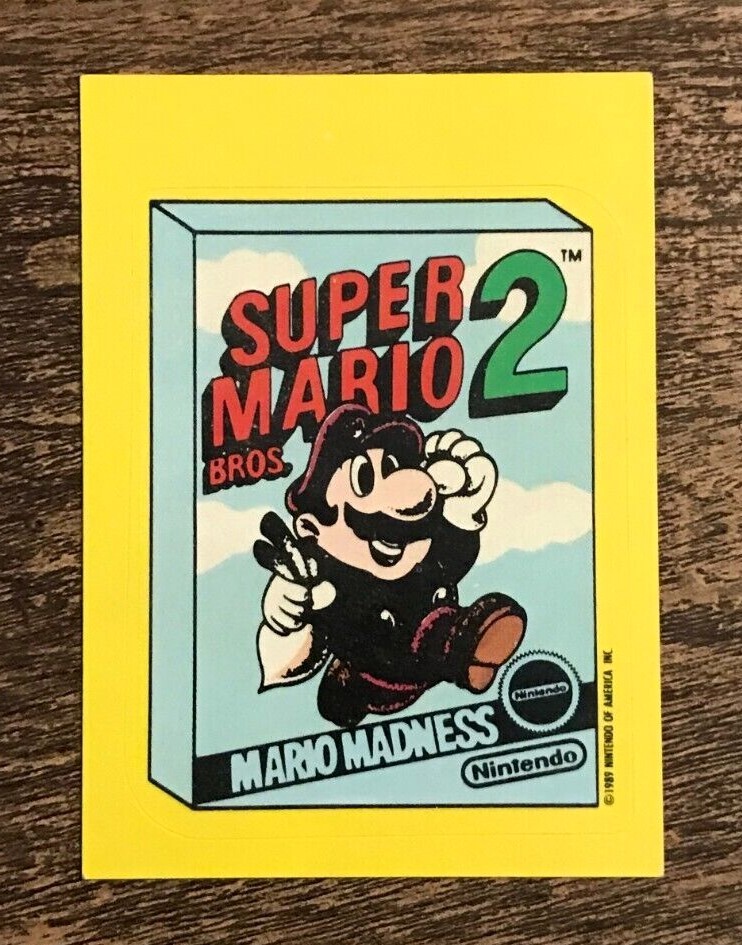 1989 Topps Nintendo Game-Tip Sticker Cards You Pick Complete Your Set Mario Link 1989 Topps Nintendo Game-Tip Sticker Cards You Pick Complete Your Set Mario Link