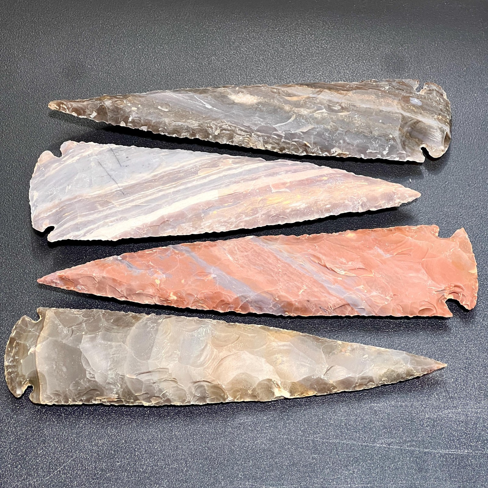 Large Fancy Jasper Arrowhead Decorative Stone Spear Carving Wholesale Gemstone