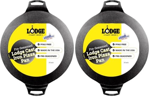 Lodge Pre-Seasoned Cast Iron Pizza Pan PFAS-Free 15