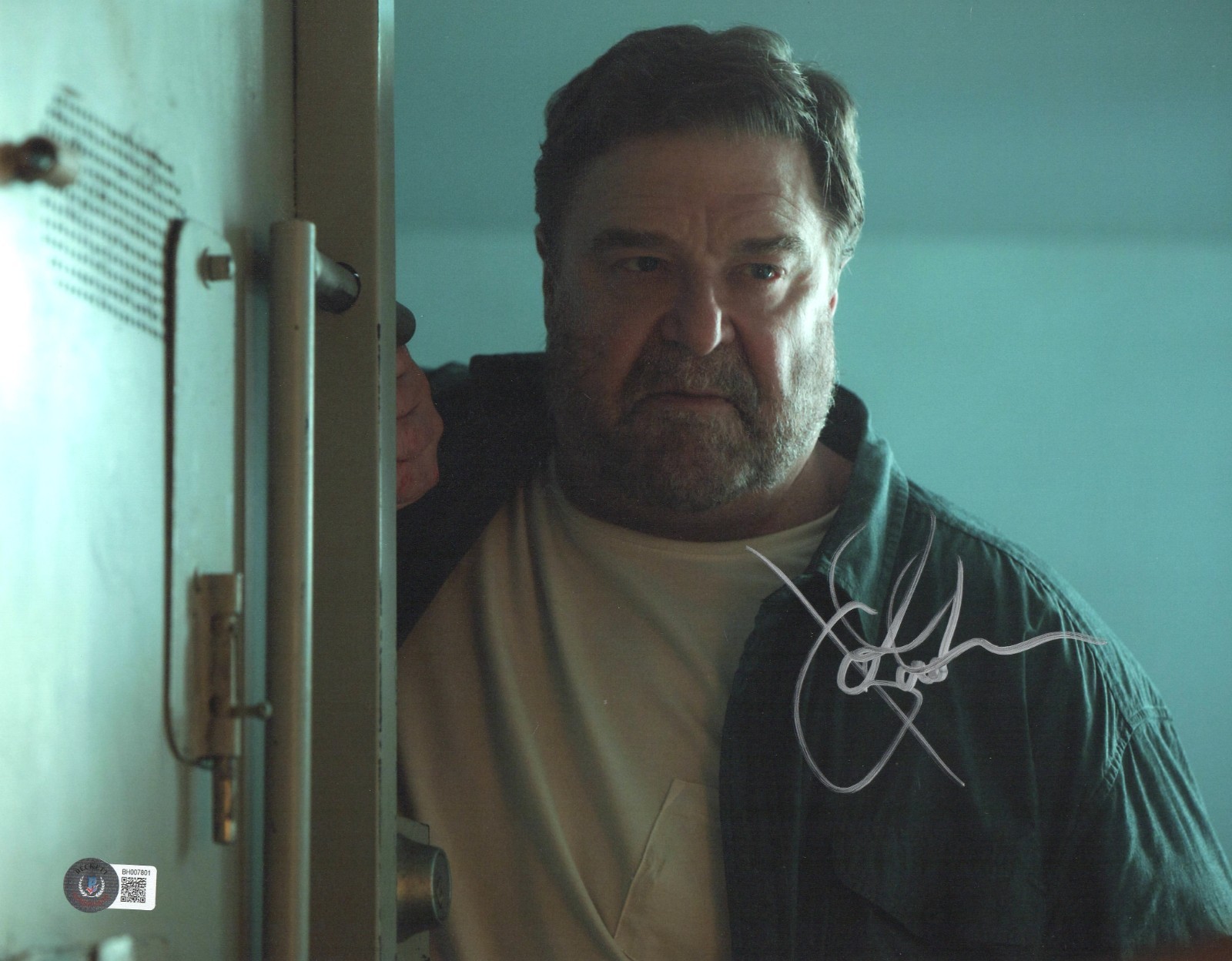 John Goodman Signed Autograph Cloverfield Lane 11x14 Photo Beckett BAS