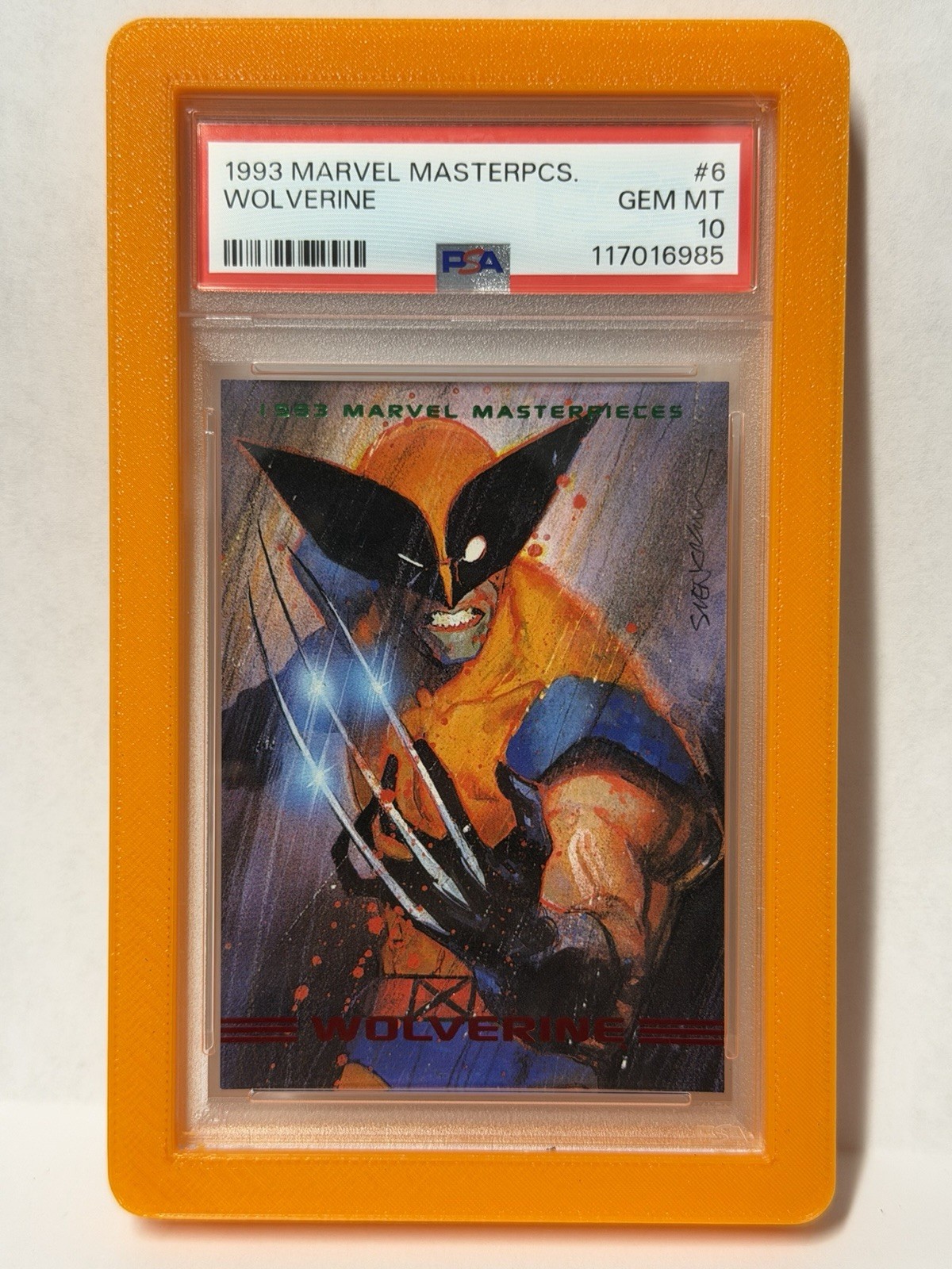 1993 Marvel Masterpieces Wolverine PSA 10 GEM MINT