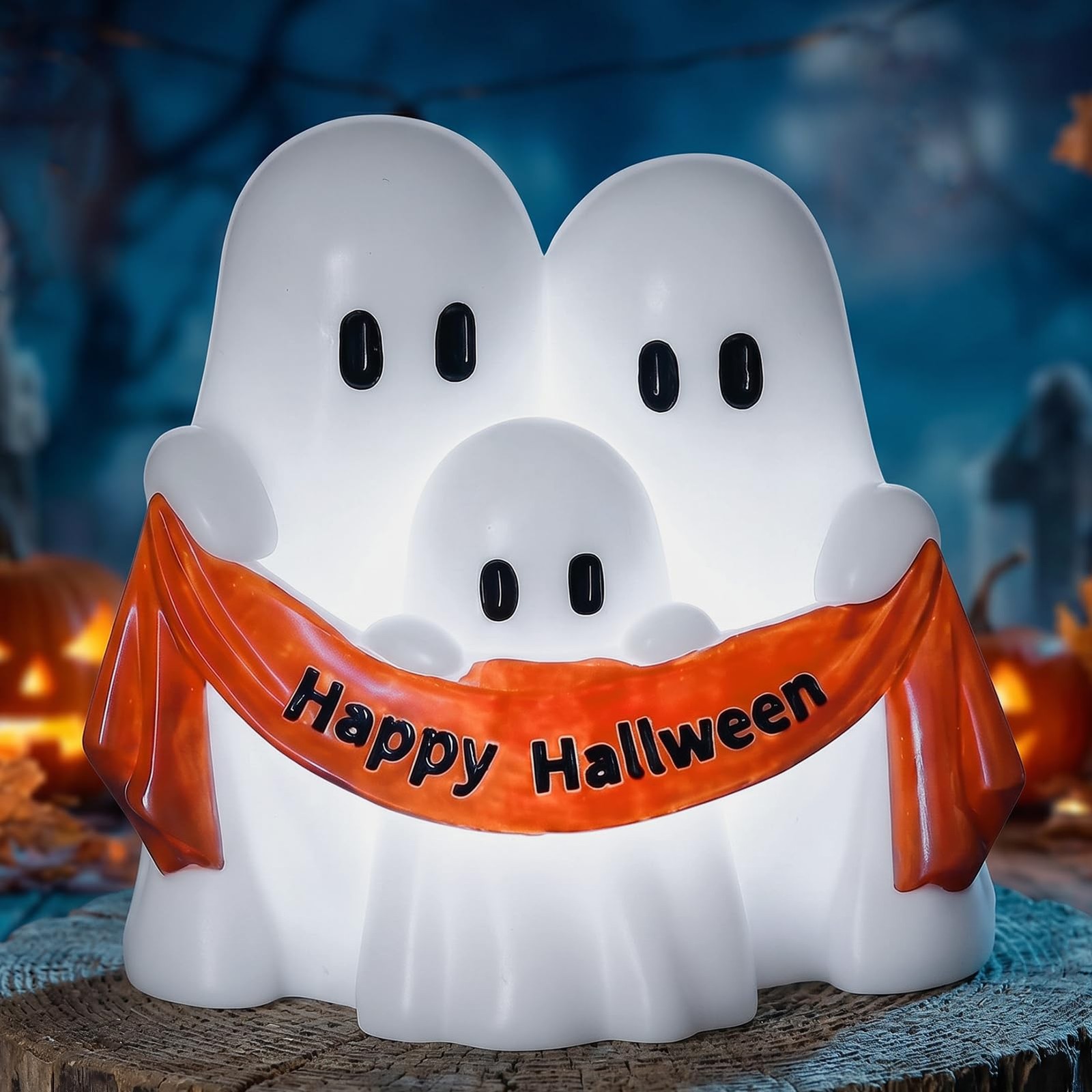 GenSwin Halloween Flameless Candles Battery Operated with D5\