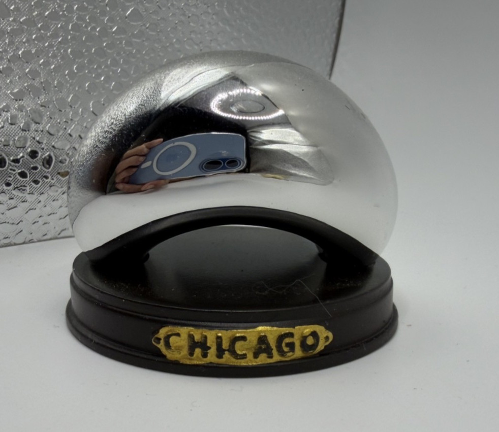 Mini Chicago bean cloud figurine