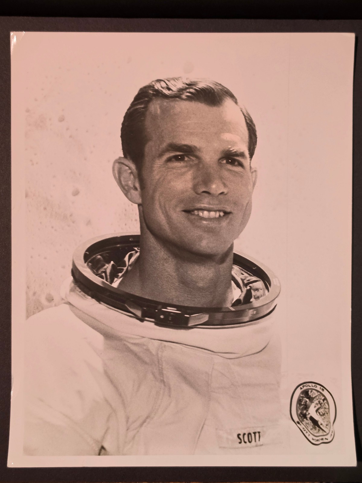 1971 NASA Apollo 15 David Scott Original Vintage Glossy Press Photo