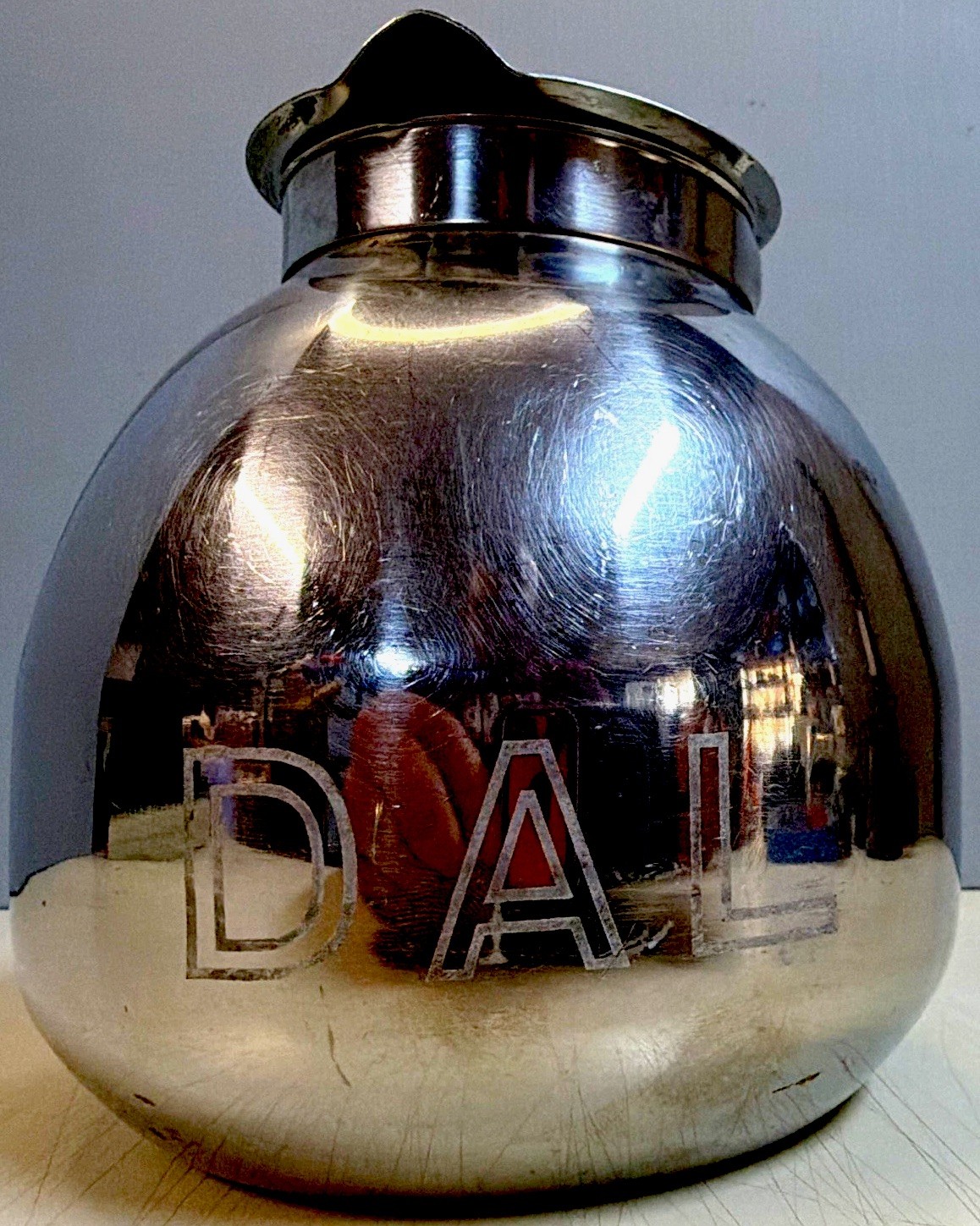 RARE Vintage 1950s Delta Air Lines Cory StainlessSteel Coffee Pot Carafe Galley 