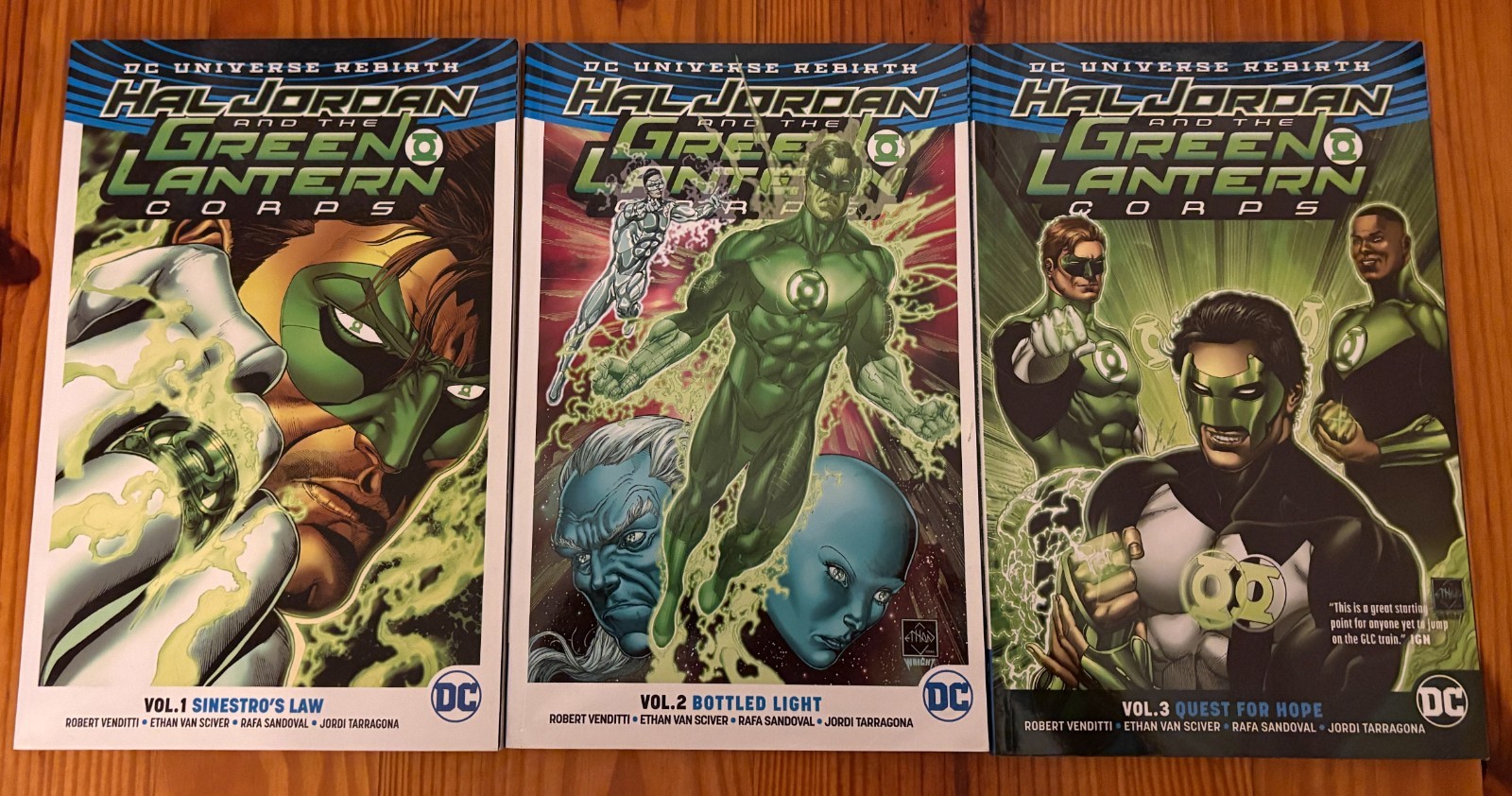 Hal Jordan and the Green Lantern Corps Vol. 1-3 TPBs (DC Comics)