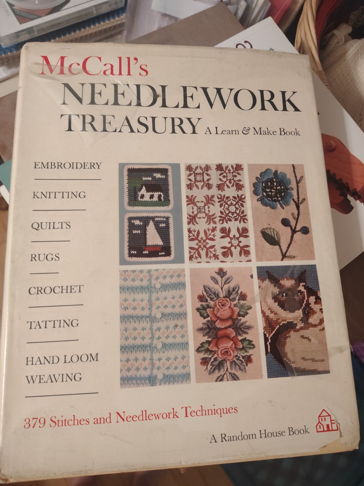 Vintage McCall\'s Needlework Treasury A Learn & Make Book 1964 GUC