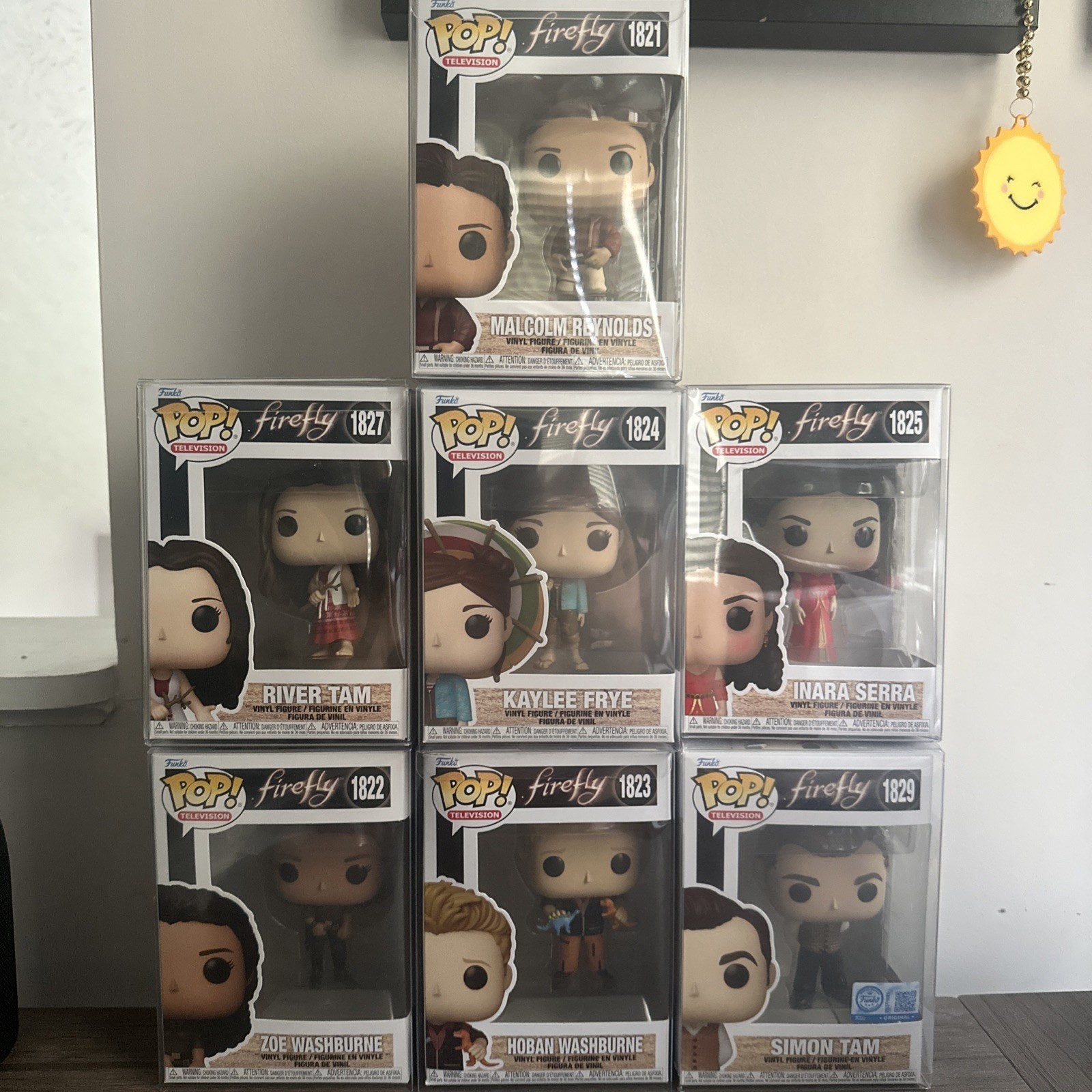 Firefly Funko Pop Lot ( 7 Figures) 2025  set 1821-1825, 1827, and 1829