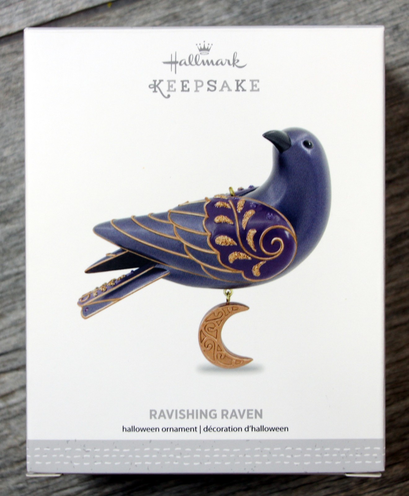 Hallmark Ravishing Raven Keepsake Halloween Ornament 2017  Edythe Kegrize, NEW
