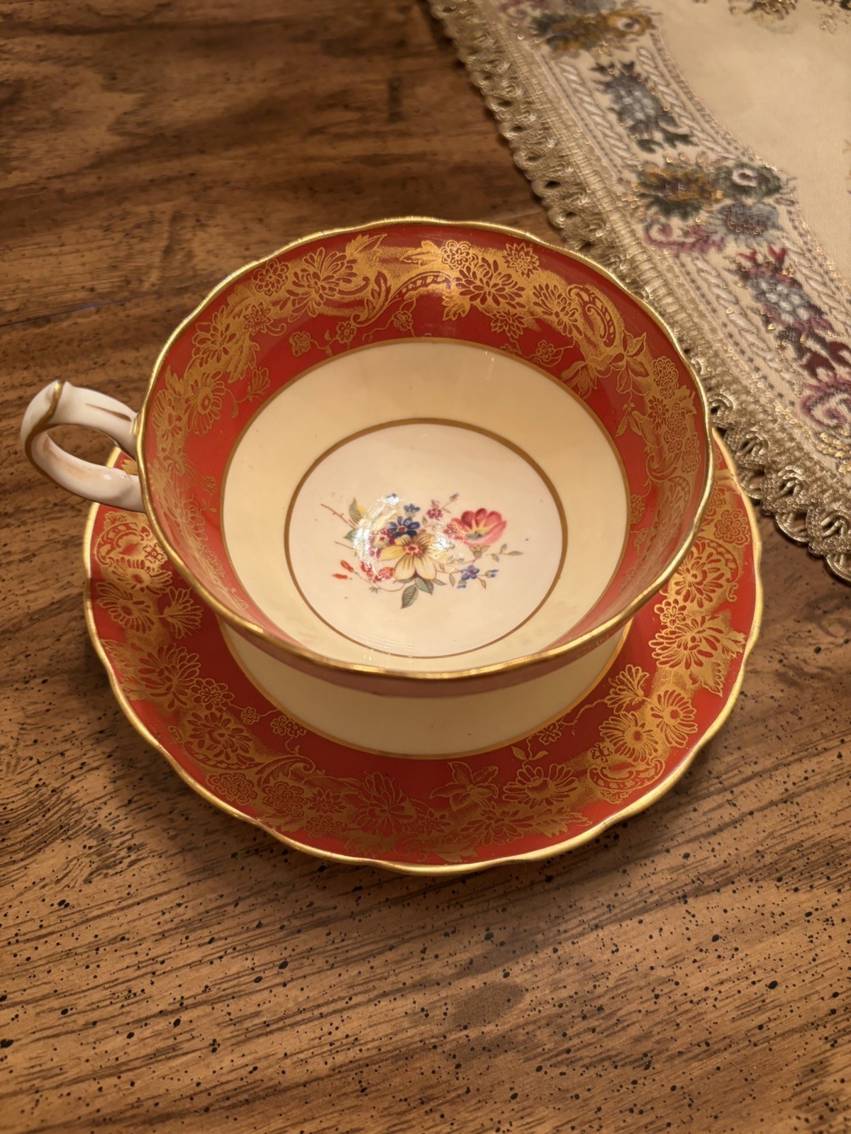 Hammersley & Co Bone China Tea Cup And Saucer