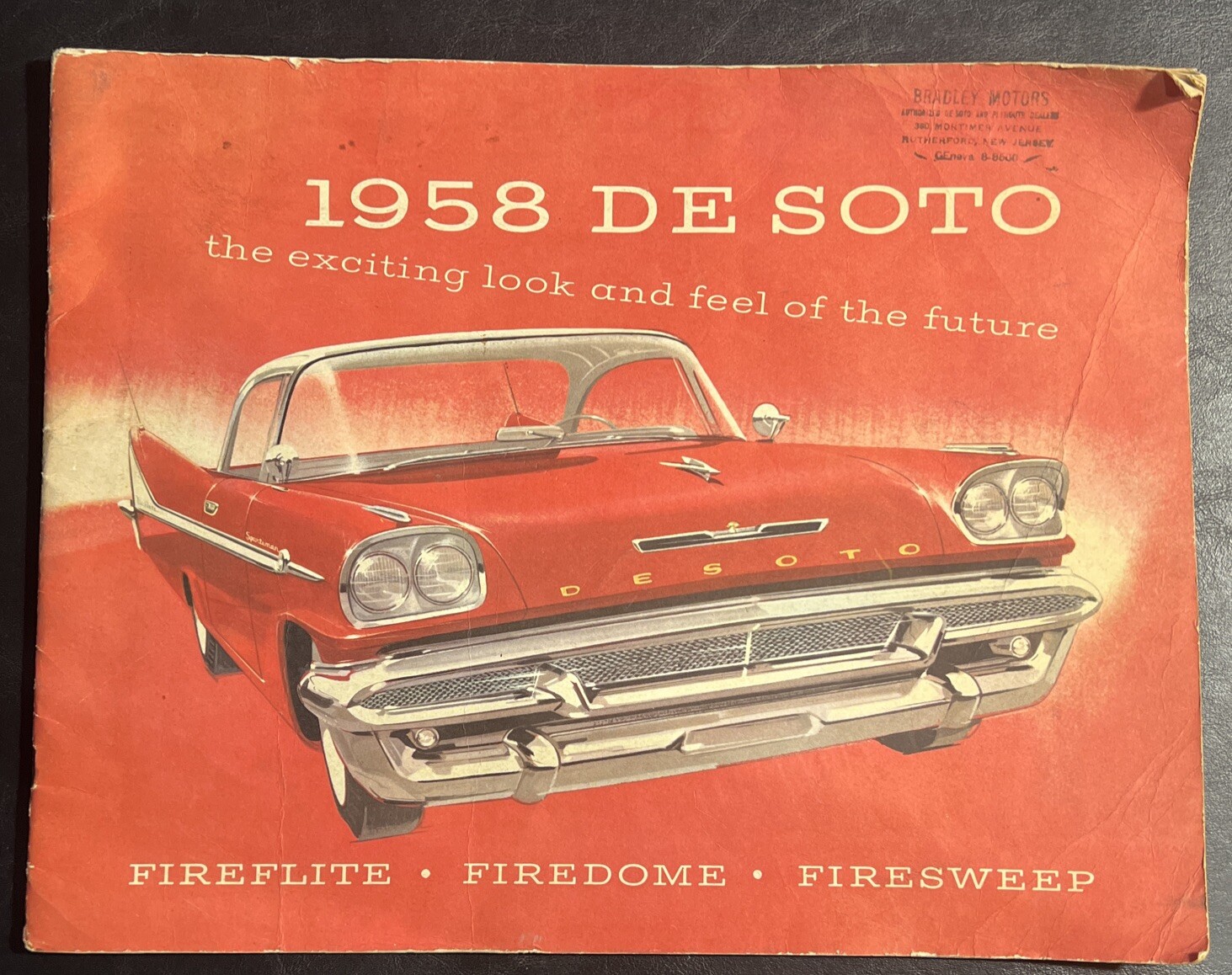 1958 Desoto Sales Brochure Catalog Booklet Old Original