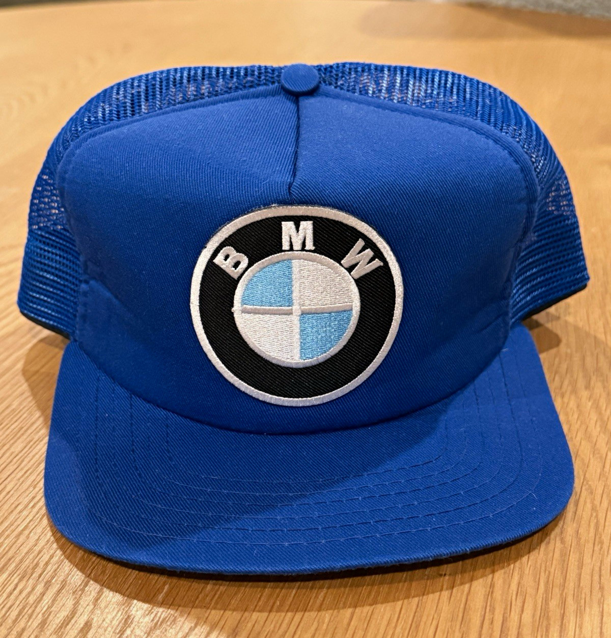 Vintage 1980’s BMW New Era Mesh Snapback Hat Made in USA