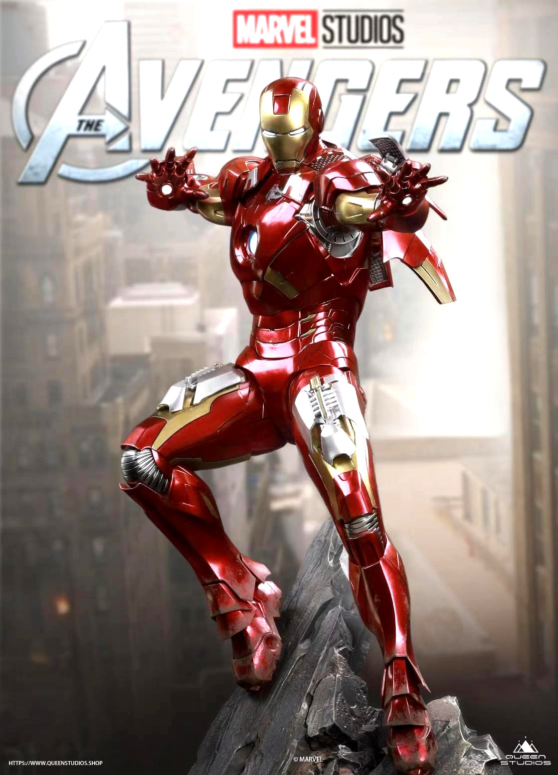 Queen Studios Marvel Iron Man Mark VII 1:4 Scale Statue #661/1690 NIB