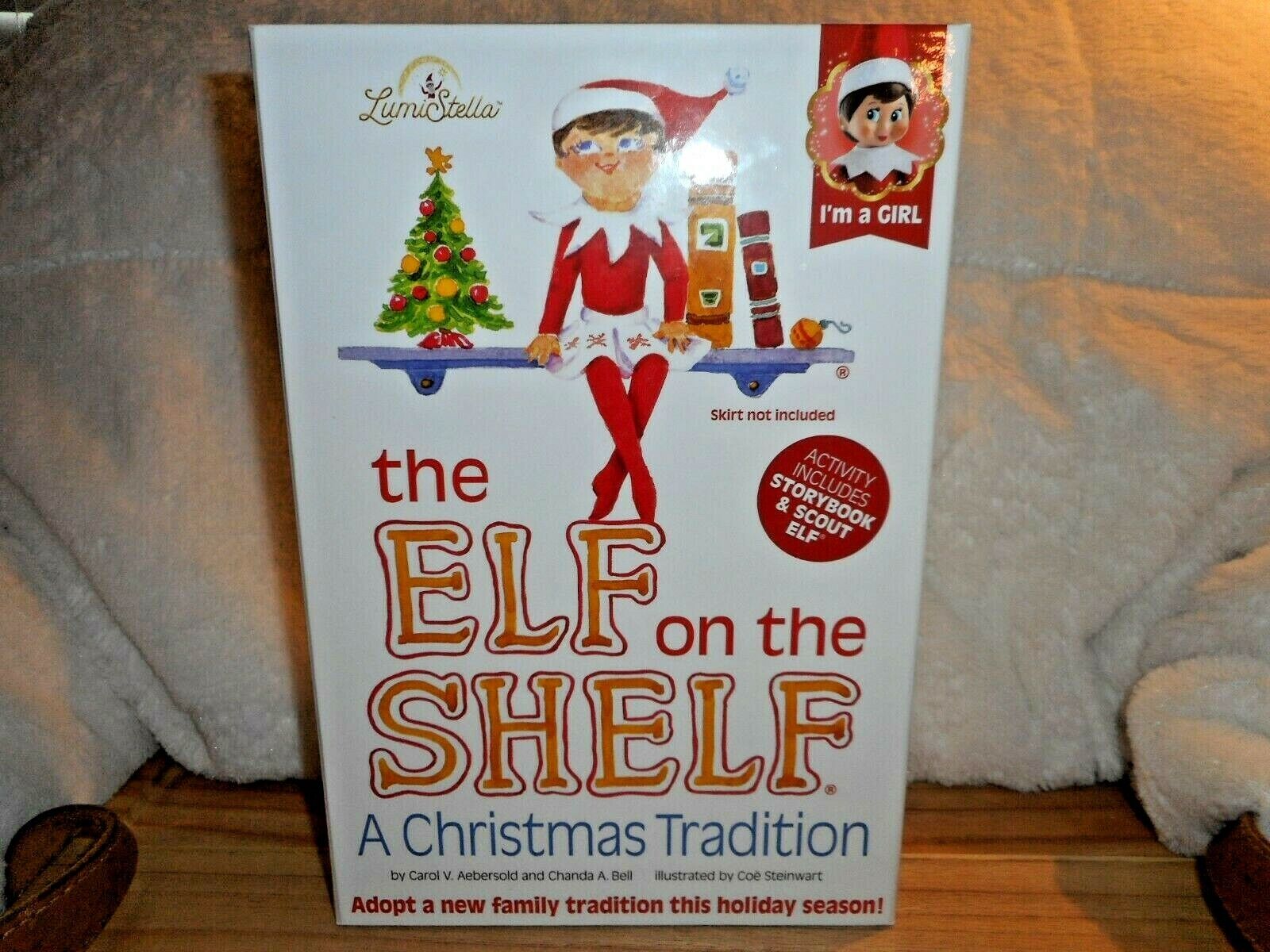 THE ELF ON THE SHELF STORYBOOK & GIRL SCOUT ELF DOLL CHRISTMAS ...