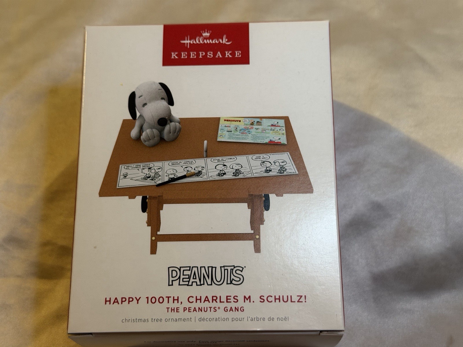 Happy 100th Charles M Schulz 2022 Limited Edition Hallmark Ornament