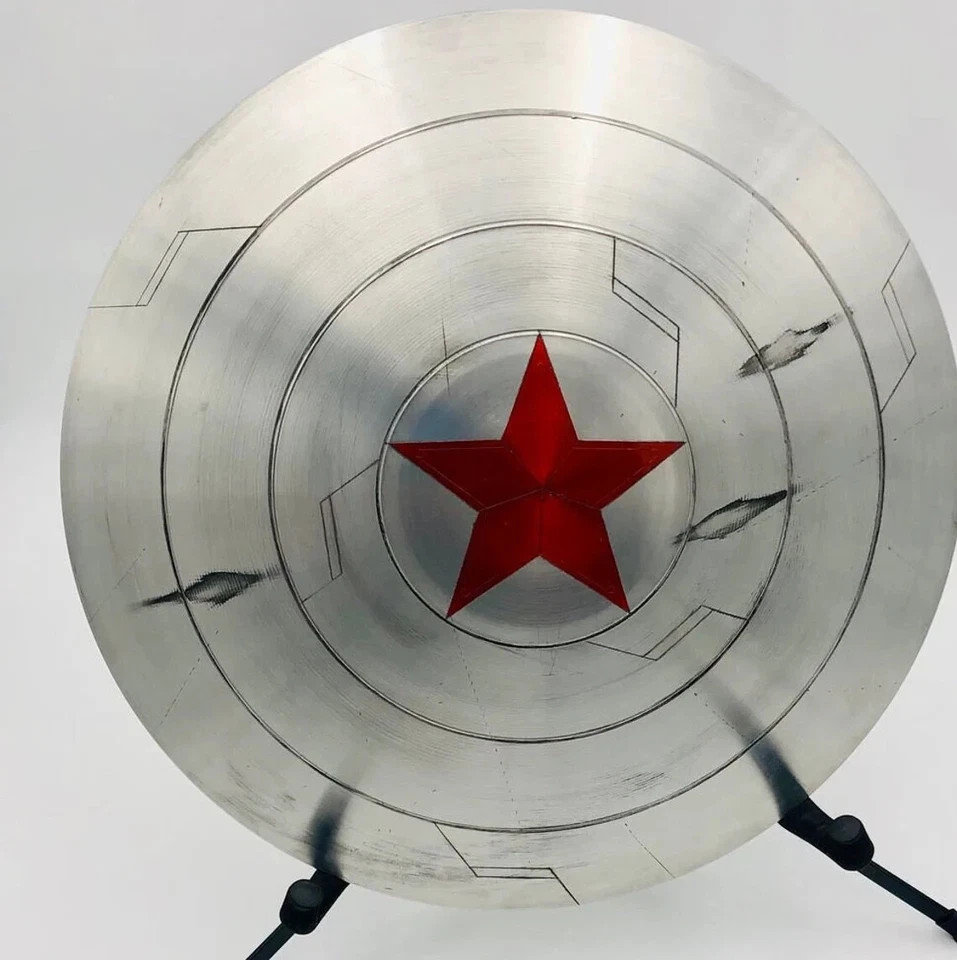 Custom Bucky Barnes Captain America Shield | Metal Replica | 22