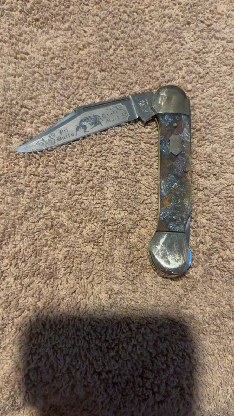 Bulldog Brand Pit Bulls Prototype Folding Pocket Knife
