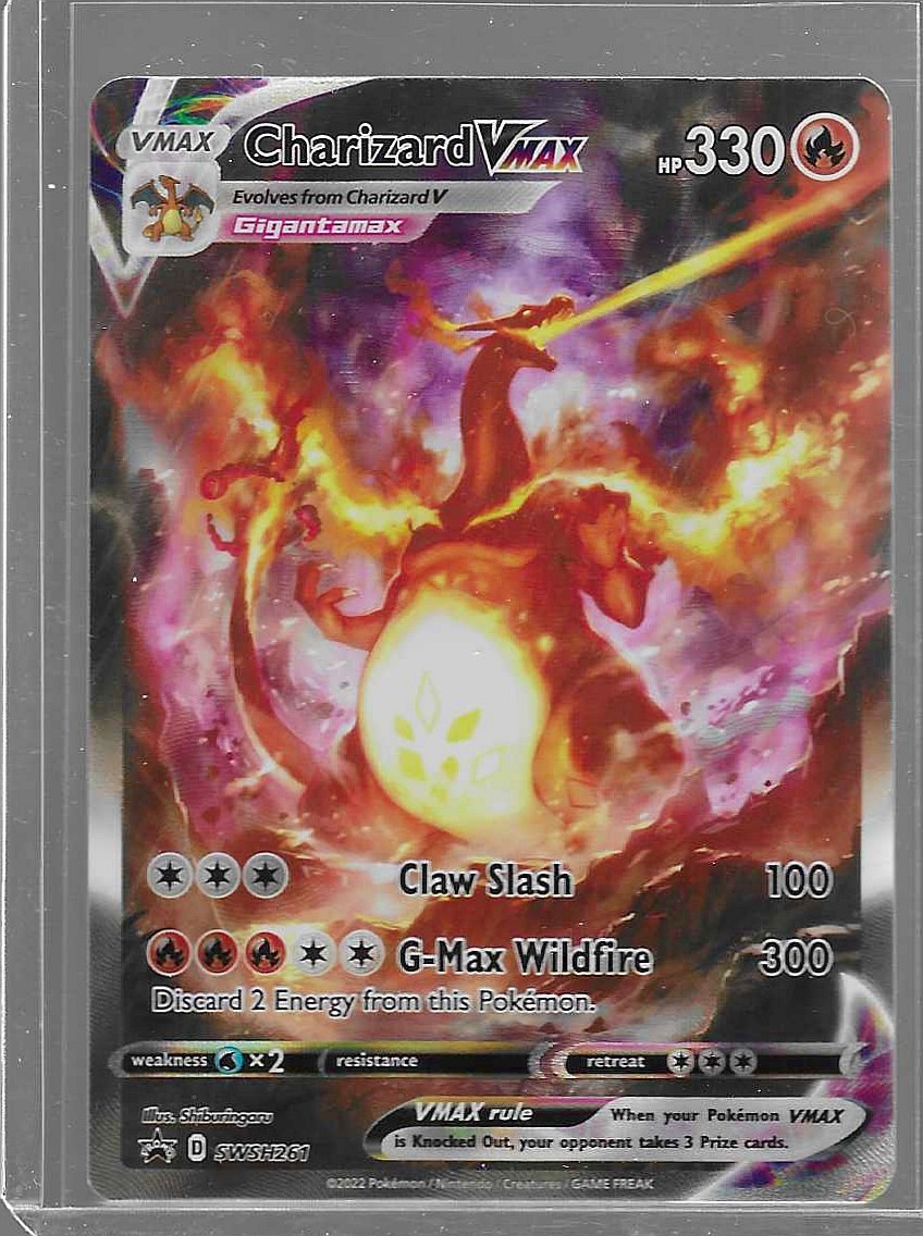 2022 Pokemon Charizard VMAX SWSH261 Sword Shield Promo Full Art NM