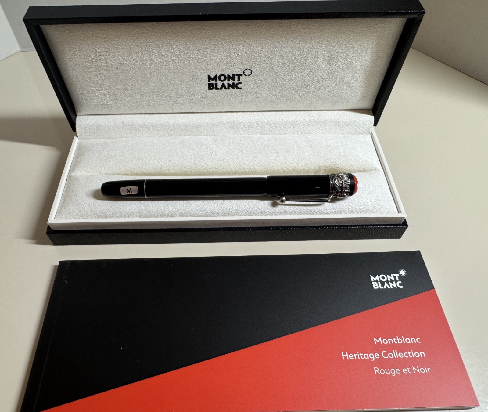 Montblanc Rouge et Noir Spider Metamorphosis Fountain Pen M 117846 New