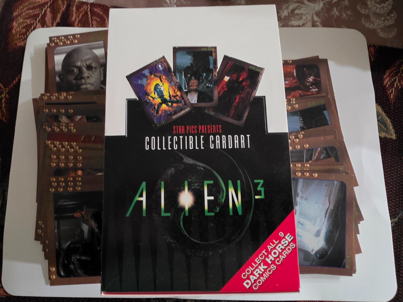 1992 Alien 3 Movie Complete Trading Base Card Set 80 Cards Star Pics + box