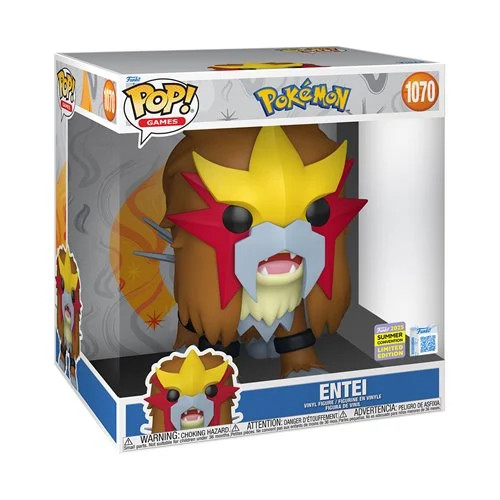 SDCC 2025 Exclusive Pokemon Entei Jumbo Funko Pop 10 Inch SHIPS TODAY