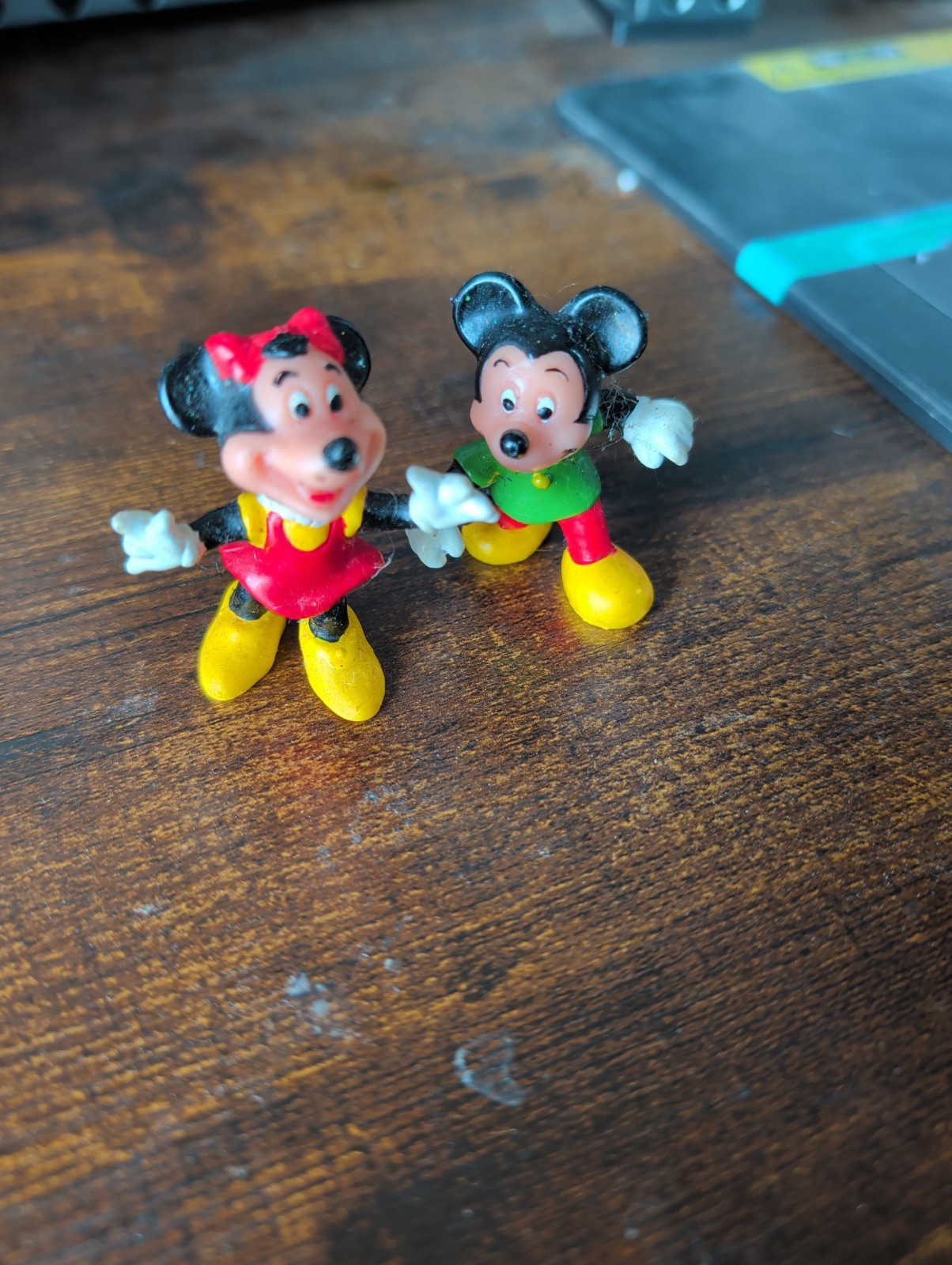 VTG. 1980's Applause HK Mickey & Minnie Mouse PVC Cake Topper/Decorations VTG. 1980's Applause HK Mickey & Minnie Mouse PVC Cake Topper/Decorations