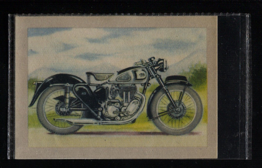 AJS Model 18 S 1951 Vintage 1950s Dutch Trading Card