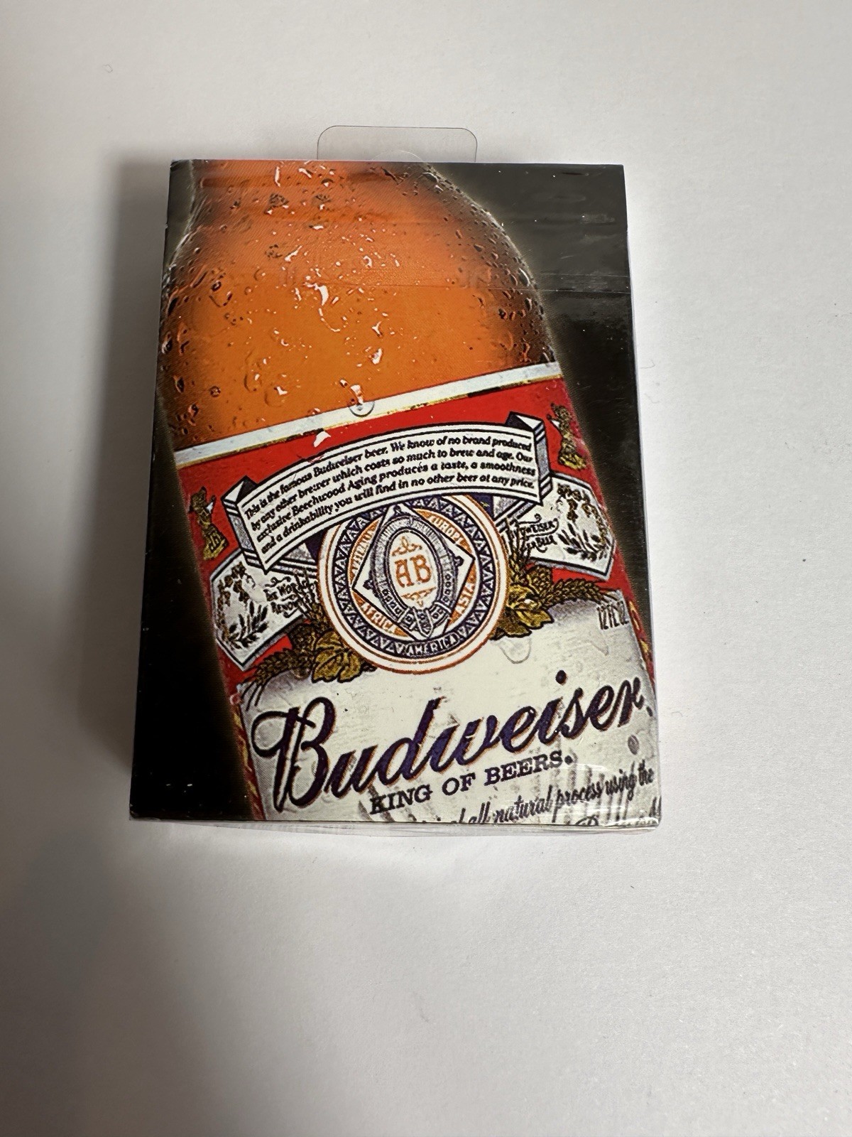 Vintage Budweiser Beer Playing Cards In Original Sealed Packaging