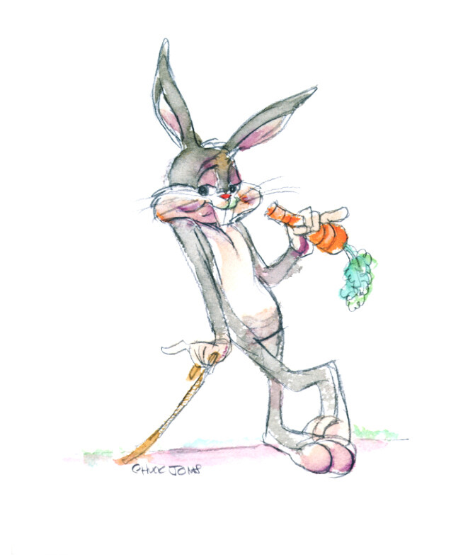 Warner Brothers-Chuck Jones--Limited Edition Paper-Bugs Bunny-What's Up Doc